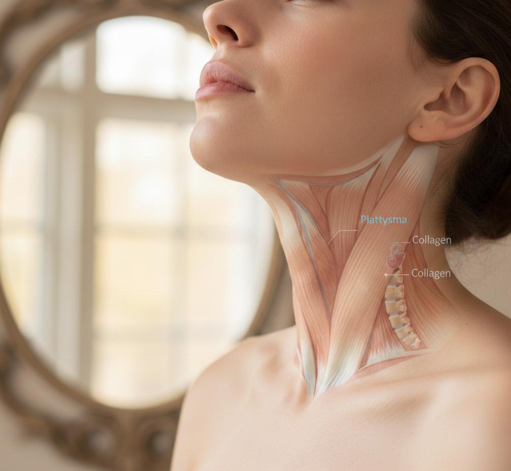 Hals – Spiegel des Alters: Anatomie und erste Anzeichen des Alterns