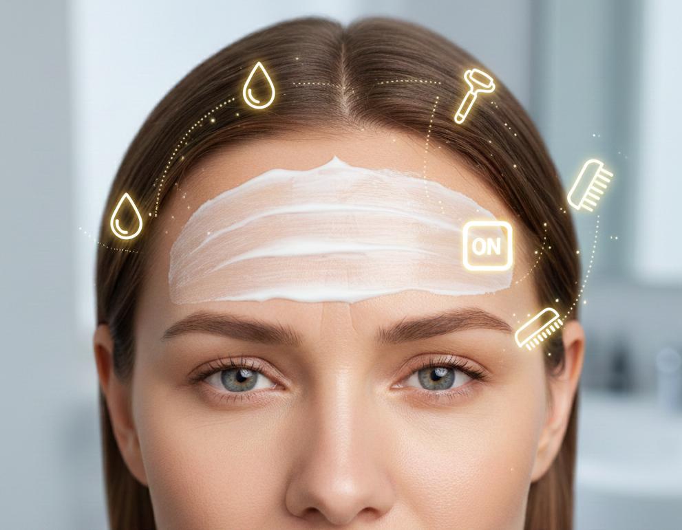 Mimikfalten auf der Stirn und zwischen den Brauen – wie man sie mit Creme „ausschalten“ kann